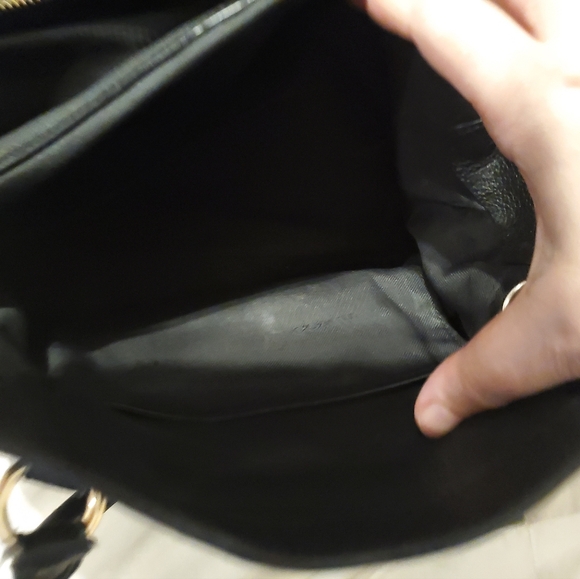 COACH Mercer 31 Satchel Grain Leather Shoulder Bag Handbag - BLACK